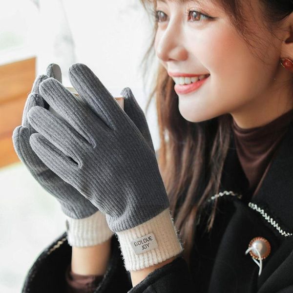 five fingers gloves 1pair women' screen plus velvet warm hyaluronic girl glove acid winter self-heating fluffy cationic riding o7d1, Blue;gray
five fingers gloves 1pair women' screen plus velvet warm hyaluronic girl glove acid winter self-heating fluffy cationic riding o7d1, Blue;gray
