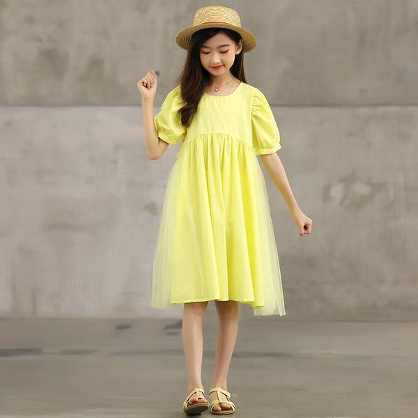 girl's dresses girls princess dress teen kids cotton mesh patchwork baby clothing 2021 summer toddler clothes yellow cute,#6315, Red;yellow
girl's dresses girls princess dress teen kids cotton mesh patchwork baby clothing 2021 summer toddler clothes yellow cute,#6315, Red;yellow