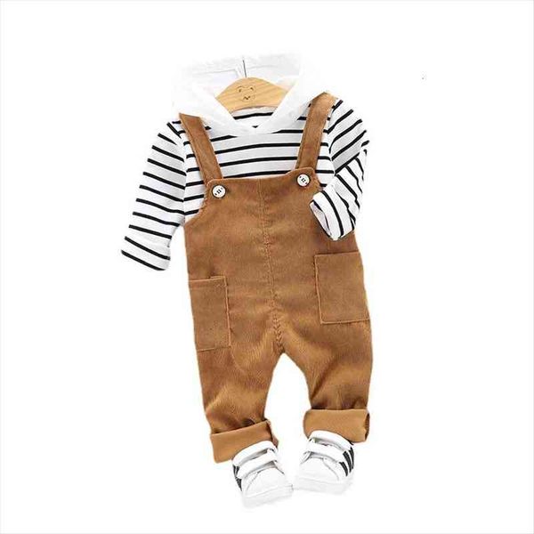 spring autumn kids casual garment infant striped t shirt bib pants 2pcs sets baby boys girls clothes children cotton sport, White
spring autumn kids casual garment infant striped t shirt bib pants 2pcs sets baby boys girls clothes children cotton sport, White