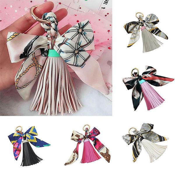 keychains lovely soft leather tassels keychain silk ribbon bowknot pendant bag charm accessories key chain fashion car holder, Silver
keychains lovely soft leather tassels keychain silk ribbon bowknot pendant bag charm accessories key chain fashion car holder, Silver