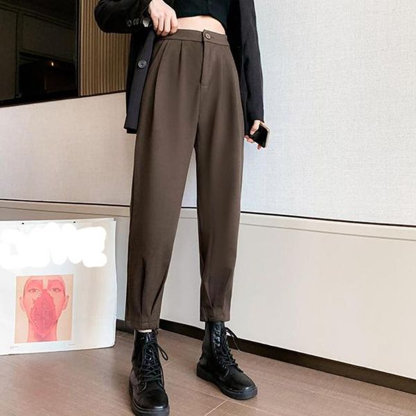 women's pants & capris spring autumn casual streetwear loose high waist harem female solid woolen black brown trousers thin legs, Black;white
women's pants & capris spring autumn casual streetwear loose high waist harem female solid woolen black brown trousers thin legs, Black;white