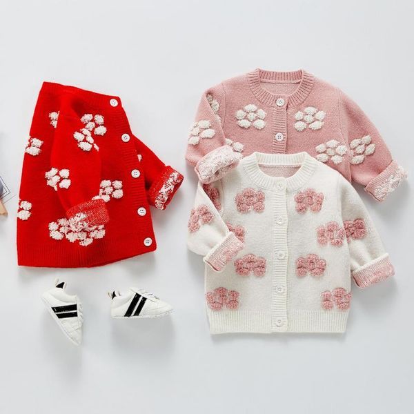 newborn baby girl flower clothes girls sweater long sleeve knit cardigan spring autumn fashion children knitted coat 210413, White
newborn baby girl flower clothes girls sweater long sleeve knit cardigan spring autumn fashion children knitted coat 210413, White