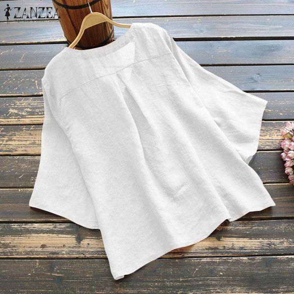women's blouses & shirts blouses vintage button spring blouse casual 3/4 sleeve blusas female v neck plus size chemise iund, White
women's blouses & shirts blouses vintage button spring blouse casual 3/4 sleeve blusas female v neck plus size chemise iund, White