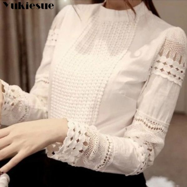 new women blouses slim bottoming long-sleeved white shirt lace hook flower hollow plus size s-5xl
new women blouses slim bottoming long-sleeved white shirt lace hook flower hollow plus size s-5xl