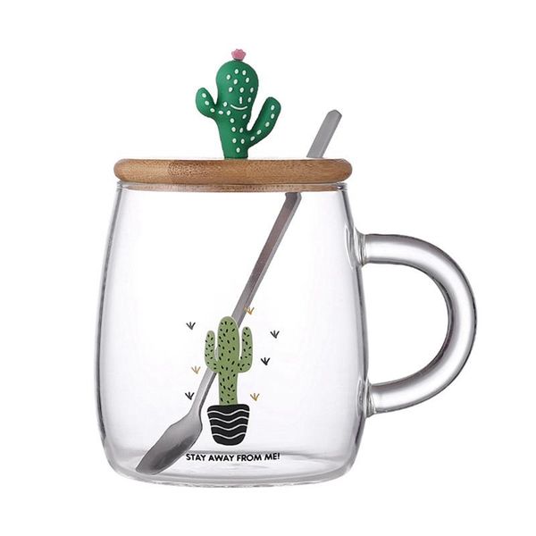 household milk juice glass cup cute cactus design shake home water with lid spoon wine glasses
household milk juice glass cup cute cactus design shake home water with lid spoon wine glasses