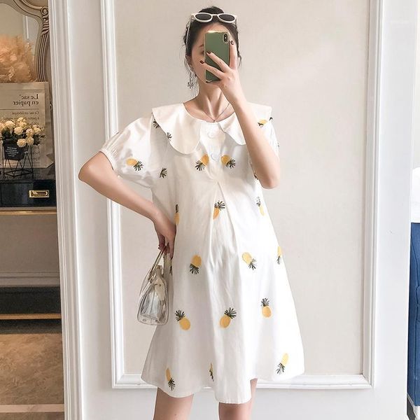 arrive summer maternity dress woman cute short sleeve large size dresses pregnant clothing md-027771, White
arrive summer maternity dress woman cute short sleeve large size dresses pregnant clothing md-027771, White