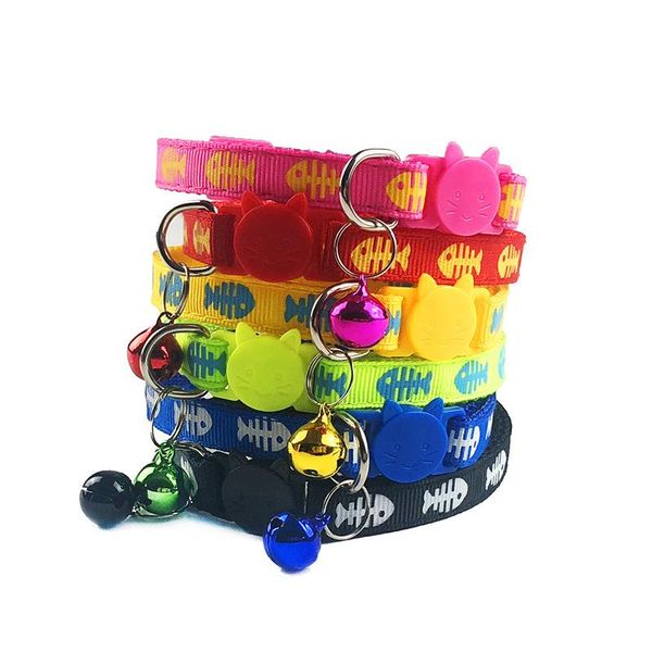 dog collars & leashes 6 color adjustable fish bone pattern puppy cats collar nylon buckles with bell pets supplies fashion dogs accessories
dog collars & leashes 6 color adjustable fish bone pattern puppy cats collar nylon buckles with bell pets supplies fashion dogs accessories