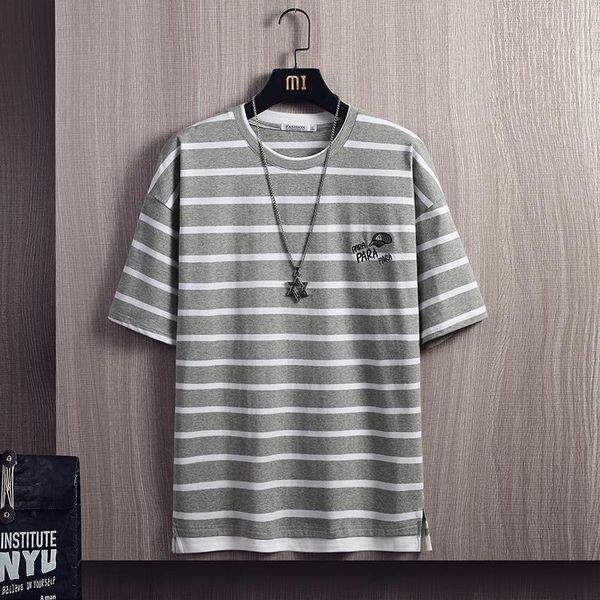 men's t-shirts brand classic stripe design t shirt men casual o-neck loose soft clothe 95% cotton fashion oversized clothing, White;black
men's t-shirts brand classic stripe design t shirt men casual o-neck loose soft clothe 95% cotton fashion oversized clothing, White;black
