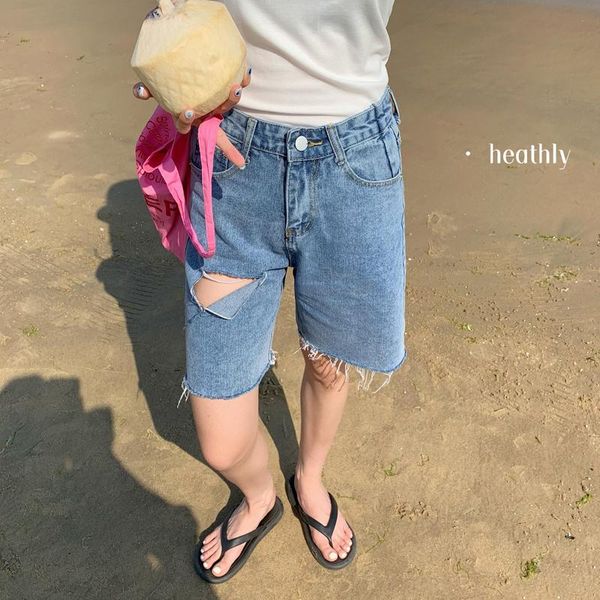 women's jeans for women high waist loose wide-legged pants female leisure shorts 484#, Blue
women's jeans for women high waist loose wide-legged pants female leisure shorts 484#, Blue
