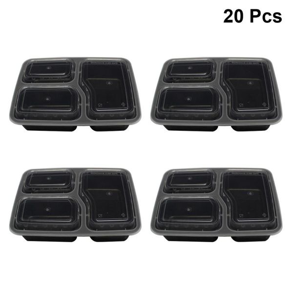 dinnerware sets 20pcs disposable meal prep containers 3-compartment storage box microwave safe lunch boxes (black, with lid)
dinnerware sets 20pcs disposable meal prep containers 3-compartment storage box microwave safe lunch boxes (black, with lid)