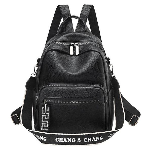 Designer schoolbagTwice shoulder bag female 2021 new wave Korean version of the wild fashion soft leather ladies backpack network red travel book bag
Designer schoolbagTwice shoulder bag female 2021 new wave Korean version of the wild fashion soft leather ladies backpack network red travel book bag