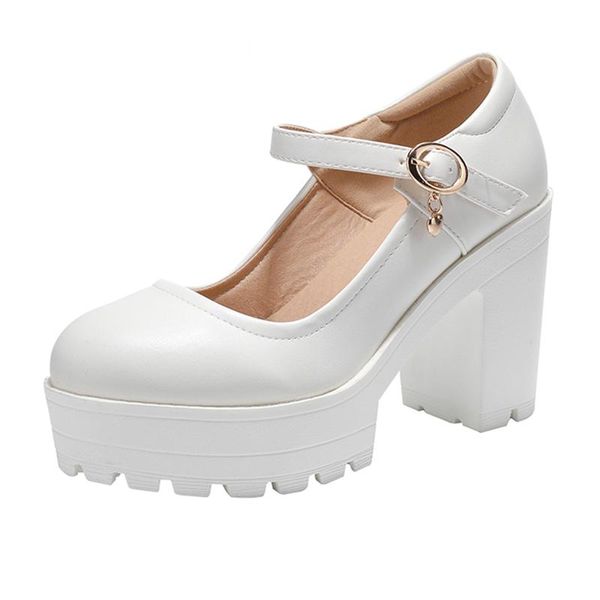 dress shoes 2021 round toe leather waterproof platform with thick heel cake sole shallow comfortable high single, Black
dress shoes 2021 round toe leather waterproof platform with thick heel cake sole shallow comfortable high single, Black