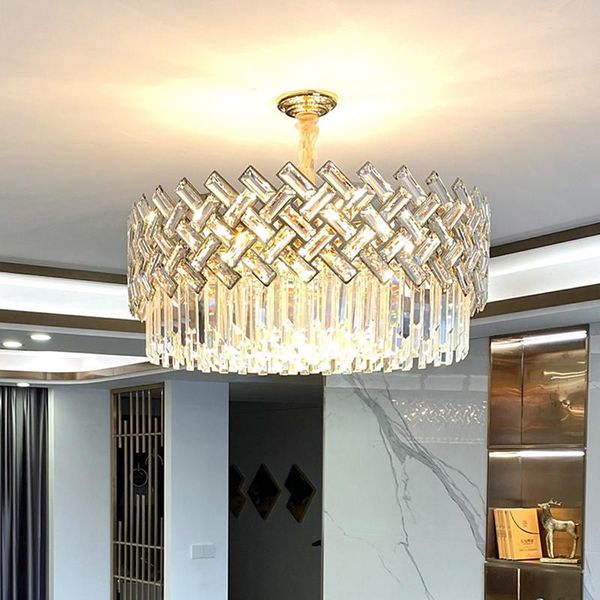 luxury living room k9 crystal led pendant lights shiny gold metal e14 lamp chain hanging luminarias fixtures lamps
luxury living room k9 crystal led pendant lights shiny gold metal e14 lamp chain hanging luminarias fixtures lamps