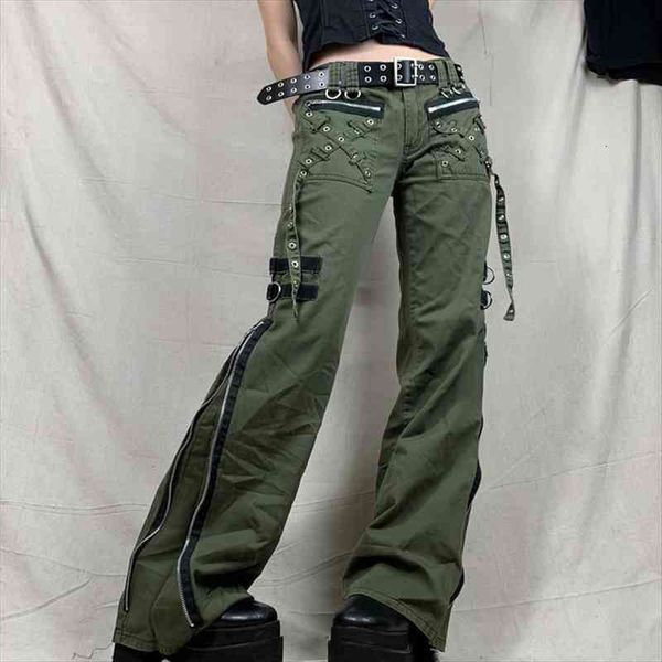 womens pants gothic punk baggy vintage kawaii trousers bandage low waist cargo pants grunge green zipper jeans korea sweatpants, Black;white
womens pants gothic punk baggy vintage kawaii trousers bandage low waist cargo pants grunge green zipper jeans korea sweatpants, Black;white