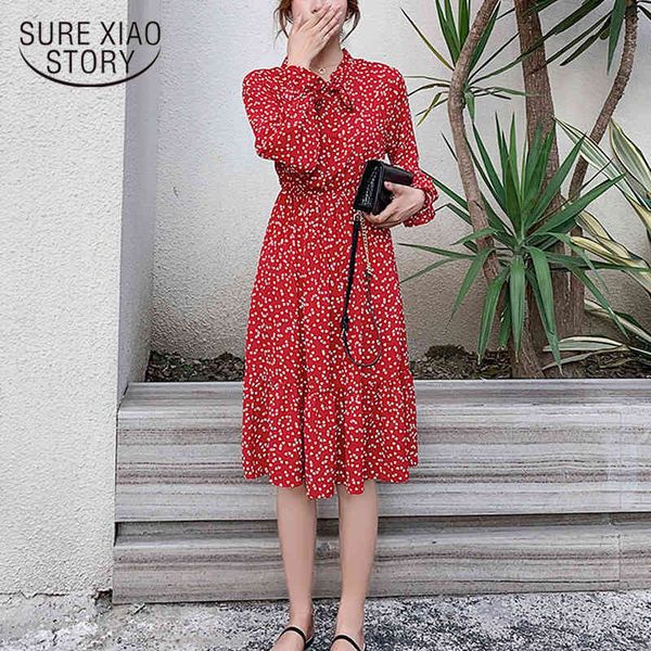 mid-calf autumn fashion women chiffon floral dresses elastic waist a-line long flare sleeve dress 7145 50 210417, Black;gray
mid-calf autumn fashion women chiffon floral dresses elastic waist a-line long flare sleeve dress 7145 50 210417, Black;gray