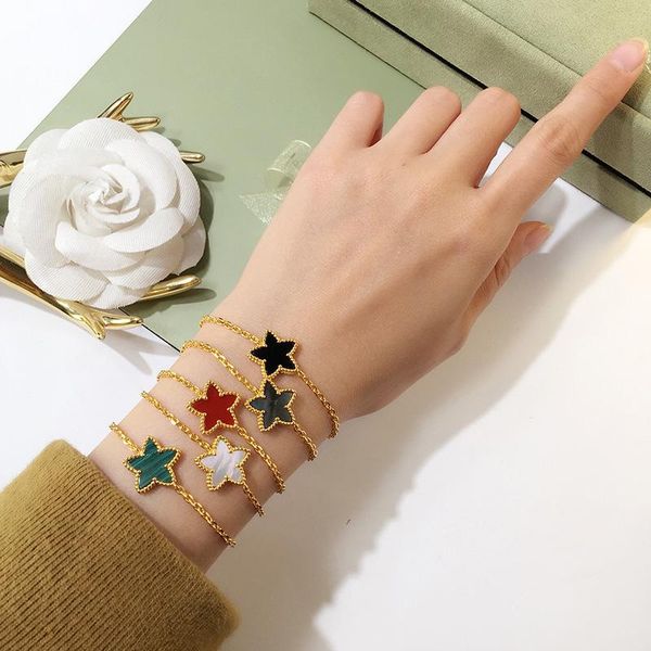 bracelet jewelry independent design style exquisite and simple retro starfish five-pointed star personality fashion bangle, Black
bracelet jewelry independent design style exquisite and simple retro starfish five-pointed star personality fashion bangle, Black