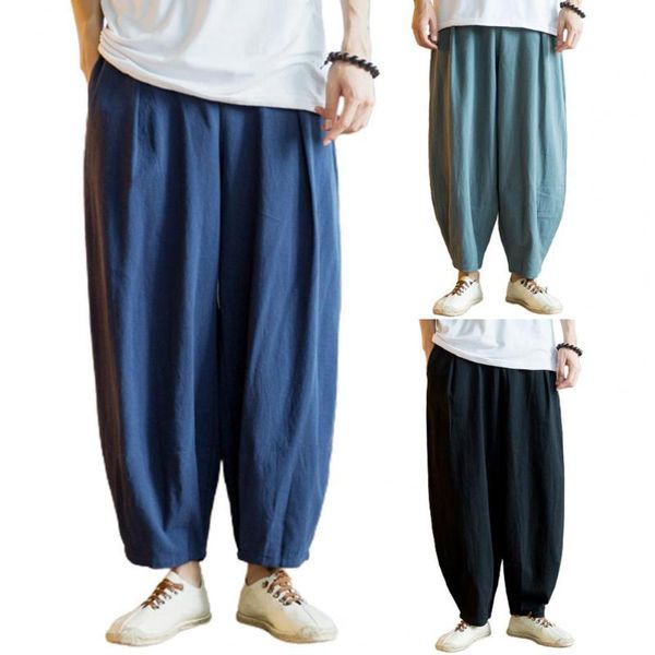 men's pants men casual solid color straight elastic waist pockets harem 2021 sweatpants trousers drop, Black
men's pants men casual solid color straight elastic waist pockets harem 2021 sweatpants trousers drop, Black