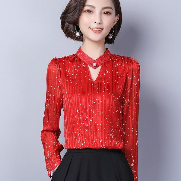 women's blouses & shirts lady summer blouse long sleeve girls autumn dress loose shirt v collar wear plus size slim chiffon bottom b965, White
women's blouses & shirts lady summer blouse long sleeve girls autumn dress loose shirt v collar wear plus size slim chiffon bottom b965, White