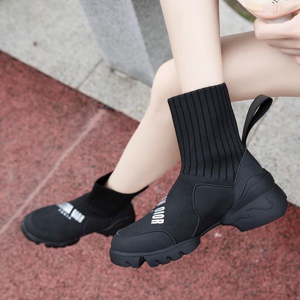 boots knittins sock women spring 2021 slip-on ankle for platform botas mujer thick chunky stretch women's, Black
boots knittins sock women spring 2021 slip-on ankle for platform botas mujer thick chunky stretch women's, Black
