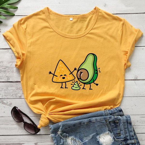 women's t-shirt colored pooping avocado funny vegetarian gift tshirt cute women graphic vegan tees, White
women's t-shirt colored pooping avocado funny vegetarian gift tshirt cute women graphic vegan tees, White