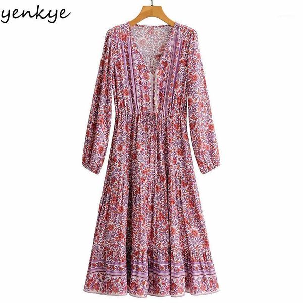 casual dresses yenkye spring women vintage floral print dress female long sleeve v neck drawstring waist plus size vestido, Black;gray
casual dresses yenkye spring women vintage floral print dress female long sleeve v neck drawstring waist plus size vestido, Black;gray
