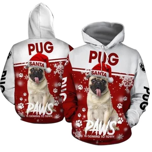 men's hoodies & sweatshirts cloocl pet dog pug hoodie 3d all over printed ugly christmas harajuku hooded casual pullover all-match drop, Black
men's hoodies & sweatshirts cloocl pet dog pug hoodie 3d all over printed ugly christmas harajuku hooded casual pullover all-match drop, Black