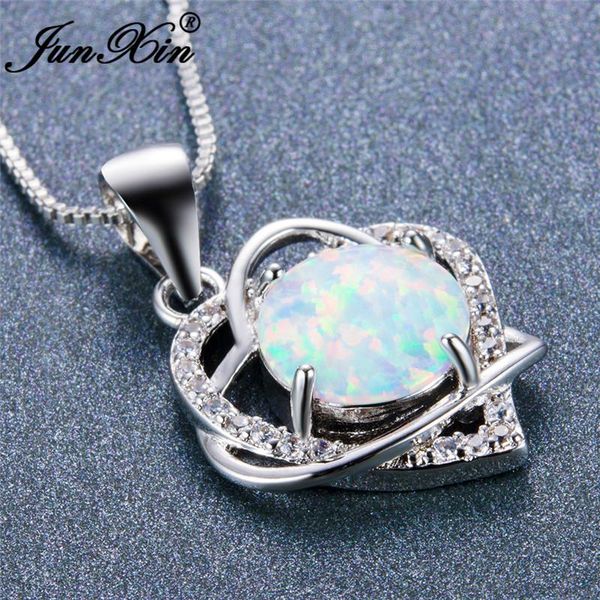 pendant necklaces junxin romantic silver color double heart statement necklace jewelry round cz white fire opal
pendant necklaces junxin romantic silver color double heart statement necklace jewelry round cz white fire opal