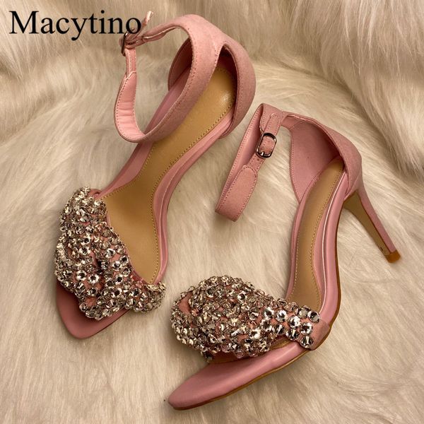 sandals designer ladies pink crystal wedding shoes summer stiletto heel dress women's party black 833b
sandals designer ladies pink crystal wedding shoes summer stiletto heel dress women's party black 833b