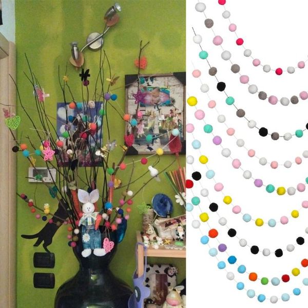 party decoration 25m diy home children room fluffy ball banners colorful pompom pendant hanging decor felt string
party decoration 25m diy home children room fluffy ball banners colorful pompom pendant hanging decor felt string