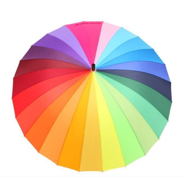 umbrellas fashionable 24k long-handled rainbow big umbrella windproof men's leather long samurai women's parasol
umbrellas fashionable 24k long-handled rainbow big umbrella windproof men's leather long samurai women's parasol
