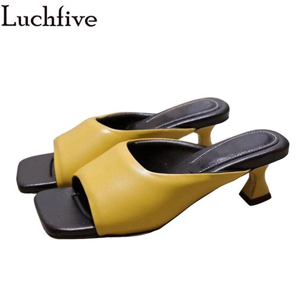slippers square open toe kitten heels leather ladies yellow black sponge bubble bread shoes summer designer party women
slippers square open toe kitten heels leather ladies yellow black sponge bubble bread shoes summer designer party women