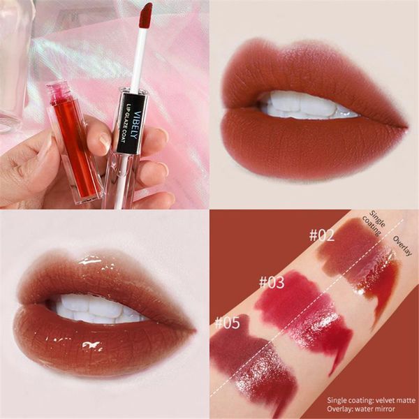double head liquid lipstick waterproof lasting velvet matte lip glaze non-stick cup gloss chestnut red makeup cosmetic
double head liquid lipstick waterproof lasting velvet matte lip glaze non-stick cup gloss chestnut red makeup cosmetic