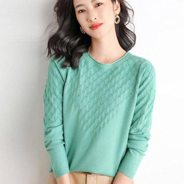 women's sweaters sweater round neck pullover personality hollow diamond lattice solid color knitted bottoming shirt top, White;black
women's sweaters sweater round neck pullover personality hollow diamond lattice solid color knitted bottoming shirt top, White;black