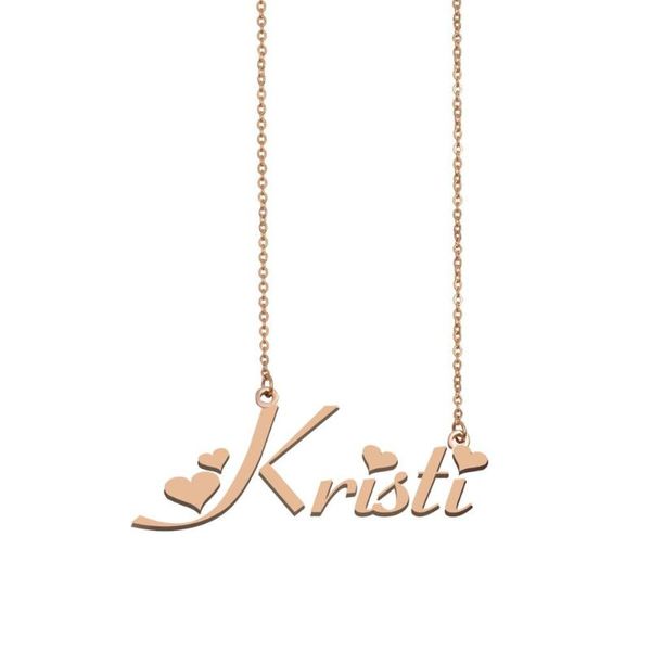 pendant necklaces kristi name necklace custom nameplate for women girls friends birthday wedding christmas mother days gift, Silver
pendant necklaces kristi name necklace custom nameplate for women girls friends birthday wedding christmas mother days gift, Silver