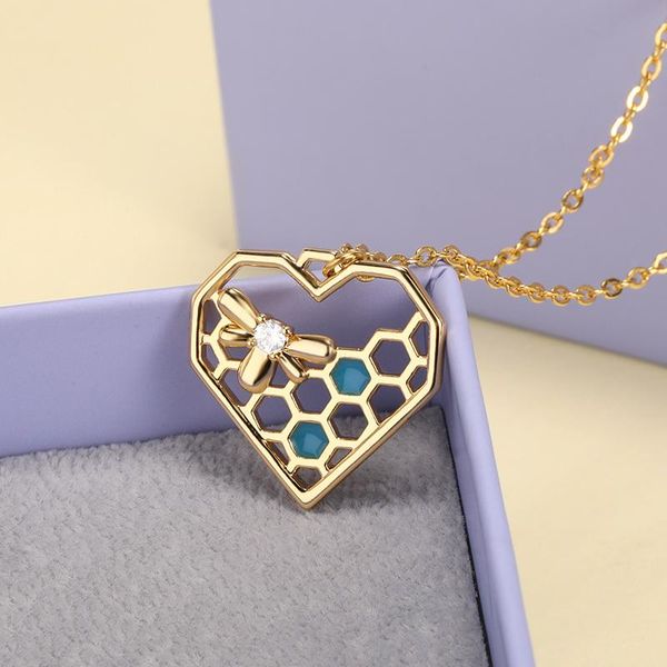 chains lover's cz crystal zircon honeycomb bee pendant choker necklace for women girl honey animal graduation gift, Silver
chains lover's cz crystal zircon honeycomb bee pendant choker necklace for women girl honey animal graduation gift, Silver