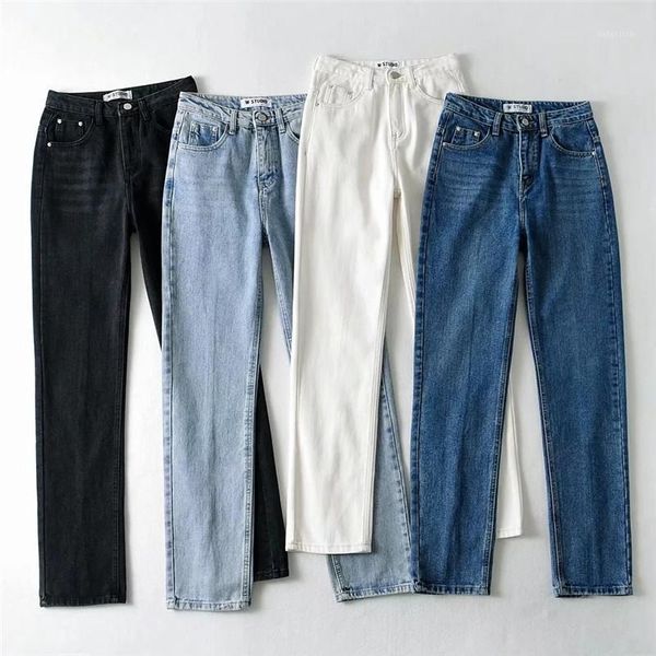 high waist loose casual mom jeans for women fashion straight leg denim pants retro washed boyfriend 2021 women's, Blue
high waist loose casual mom jeans for women fashion straight leg denim pants retro washed boyfriend 2021 women's, Blue
