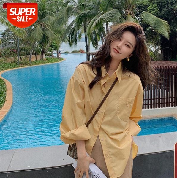 dahua yuanchun female design sense loose korean irregular blouse shirt women #th9j, Black;gray
dahua yuanchun female design sense loose korean irregular blouse shirt women #th9j, Black;gray