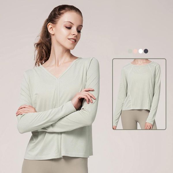 yoga outfit sports t-shirt women long-sleeved clothes loose quick-drying breathable running fitness ting blouse
yoga outfit sports t-shirt women long-sleeved clothes loose quick-drying breathable running fitness ting blouse