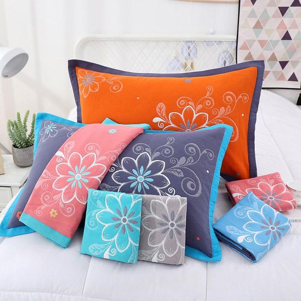 pillow case 1pair three layers gauze pillowcase combed cotton large size single thick
pillow case 1pair three layers gauze pillowcase combed cotton large size single thick