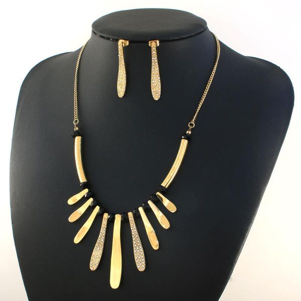 earrings & necklace gold color and est stainless steel jewelry sets for women fashion gift sdnzbkca, Silver
earrings & necklace gold color and est stainless steel jewelry sets for women fashion gift sdnzbkca, Silver