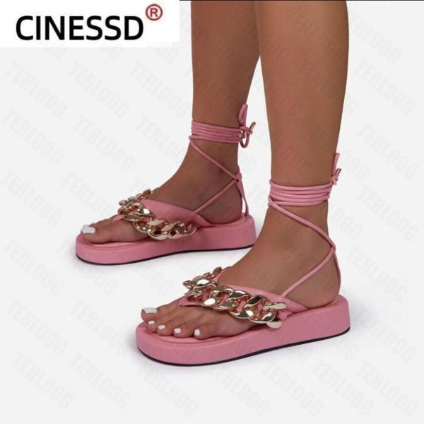 sandals cross leg chain thong detail lace up platform gladiator sandal in pink fashion 2021 flats slippers women flip flops, Black
sandals cross leg chain thong detail lace up platform gladiator sandal in pink fashion 2021 flats slippers women flip flops, Black