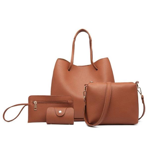 evening bags 4pcs set designer shoulder for women purses and handbags composite bag soft leather female tote
evening bags 4pcs set designer shoulder for women purses and handbags composite bag soft leather female tote