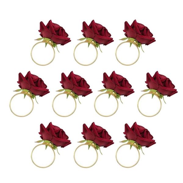 napkin rings 10pcs red rose shape towel buckle ring wedding party valentine's day el table decor holder
napkin rings 10pcs red rose shape towel buckle ring wedding party valentine's day el table decor holder