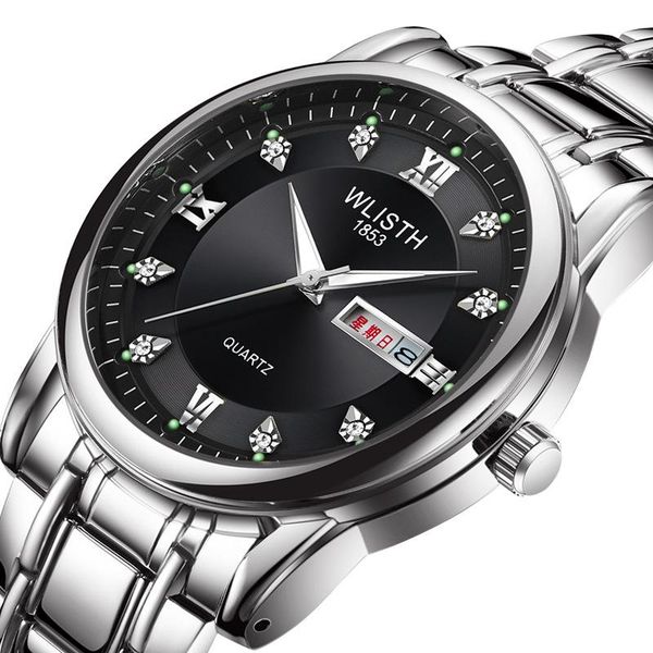 wristwatches 2021 fashion men's waterproof quartz watches simple business luminous watch stainless steel belt wristwatch for men reloj, Slivery;brown
wristwatches 2021 fashion men's waterproof quartz watches simple business luminous watch stainless steel belt wristwatch for men reloj, Slivery;brown