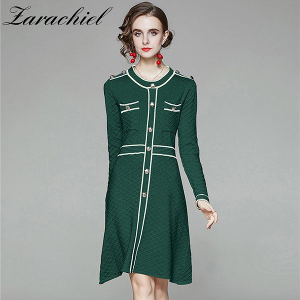 autumn winter runway o-neck long sleeve golden button pocket knitted women fashion bright shinny pullover sweater dress 210416, Black;gray
autumn winter runway o-neck long sleeve golden button pocket knitted women fashion bright shinny pullover sweater dress 210416, Black;gray