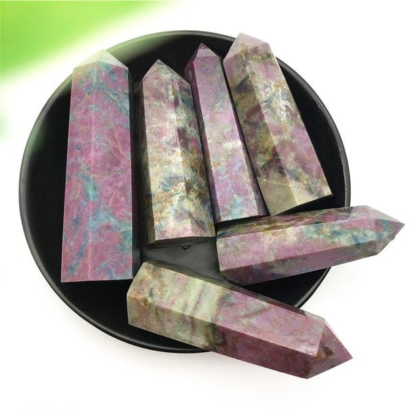 natural ruby fuchsite quartz crystal point single terminated tower chakra healing gemstone home decor decorative objects & figurines
natural ruby fuchsite quartz crystal point single terminated tower chakra healing gemstone home decor decorative objects & figurines