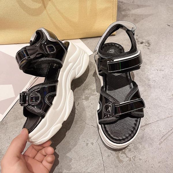 dress shoes women's sandals 2021 comfort wedge platform women summer peep toe beach chunky sports woman sandalias reflective, Black
dress shoes women's sandals 2021 comfort wedge platform women summer peep toe beach chunky sports woman sandalias reflective, Black