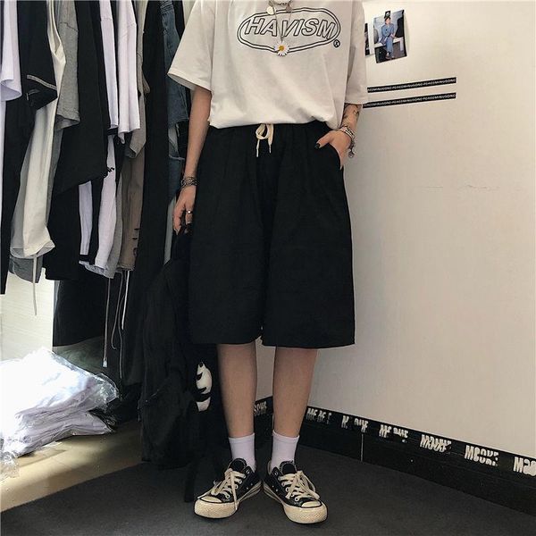 women's shorts summer sport harajuku high waist short pants solid lace size women street clothes casual korean wide leg through punk dy, White;black
women's shorts summer sport harajuku high waist short pants solid lace size women street clothes casual korean wide leg through punk dy, White;black