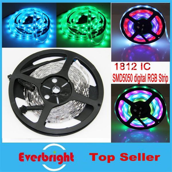 5m tm1812 48leds/m 12pcs 1812 ic/meter led digital rgb strip dc12v ip67 waterproof and ip20 non strips
5m tm1812 48leds/m 12pcs 1812 ic/meter led digital rgb strip dc12v ip67 waterproof and ip20 non strips