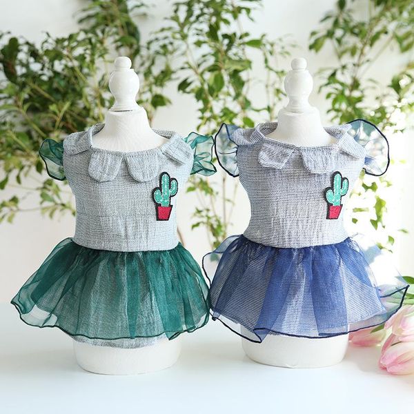 green blue colors cool summer dog clothes with lace design pet skirts cactus retro dress cat ubranka dla psa apparel
green blue colors cool summer dog clothes with lace design pet skirts cactus retro dress cat ubranka dla psa apparel